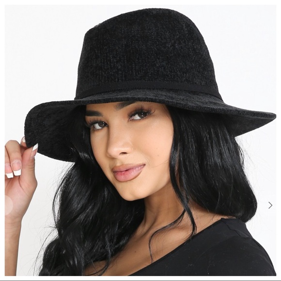 Chic Chenille Fedora hat - Picture 3 of 8